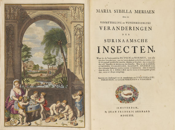 Maria Sibylla Merian - Surinaamsche Insecten. Amsterdam 1730