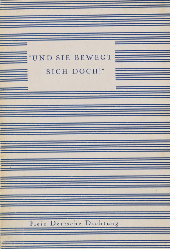 John Heartfield - Kokoschka, O.,  "Und sie bewegt sich doch!"