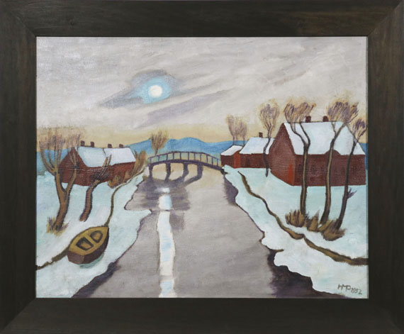 Hermann Max Pechstein - Wintermorgen - Frame image