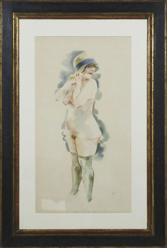 George Grosz - Modell Lotte Schmalhausen - Frame image