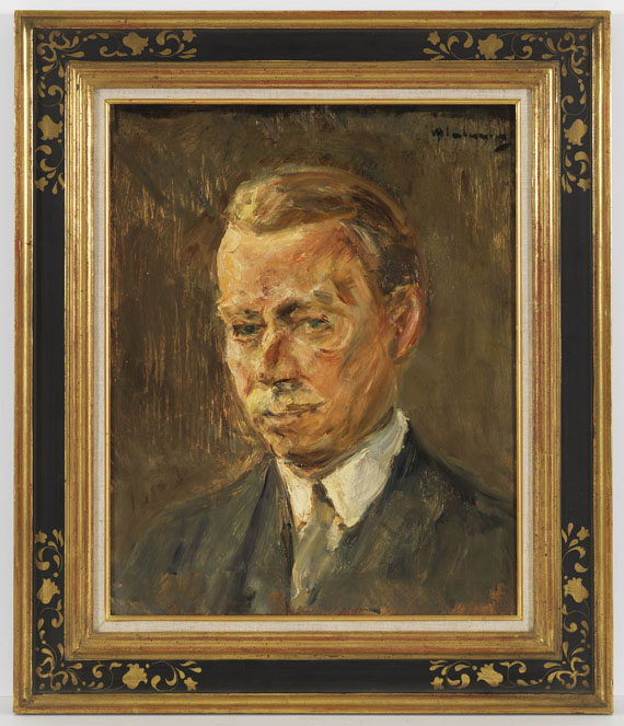 Max Liebermann - Bildnis Erich Hancke - Kopfstudie - Frame image