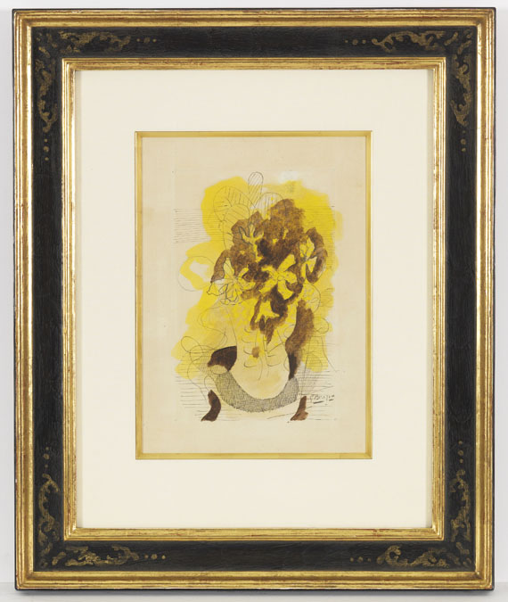 Georges Braque - Nature morte aux fleurs - Frame image