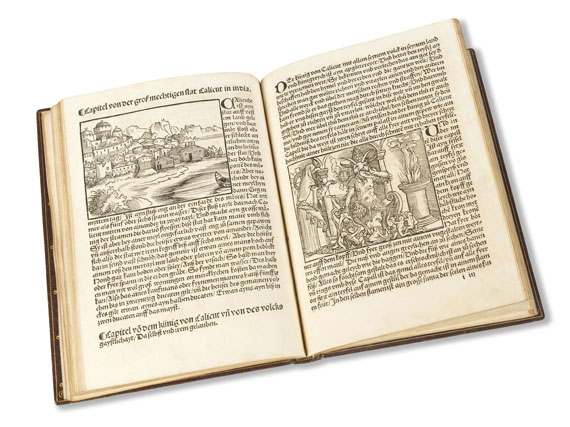 Ludwig de Varthema - Die ritterlich und lobwirdig Rays. Augsburg 1515. - 