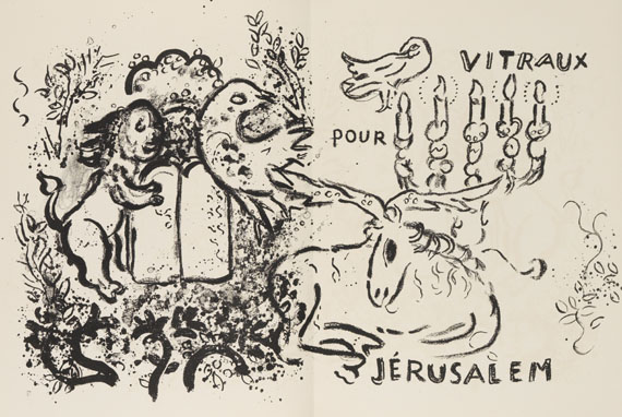 Marc Chagall - Vitraux pour Jérusalem.