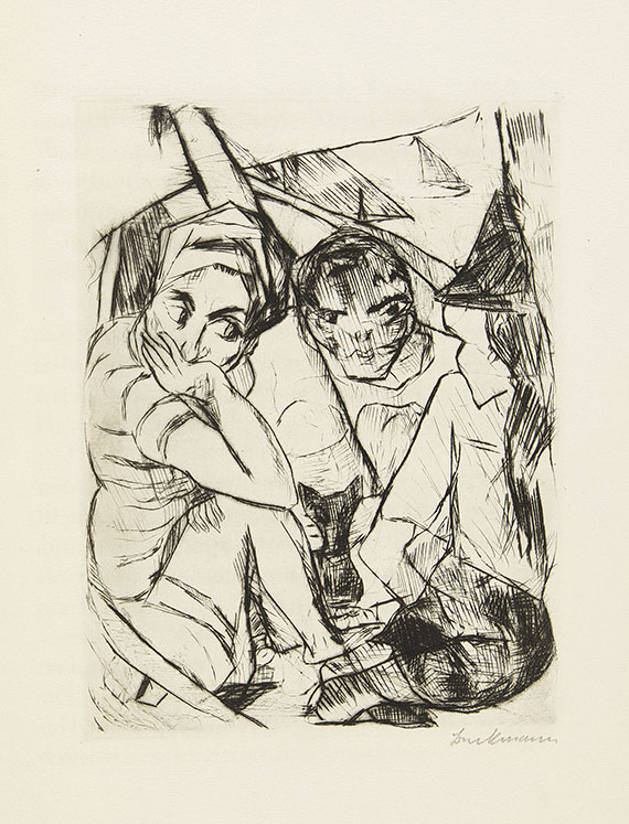 Max Beckmann - Die Fürstin.