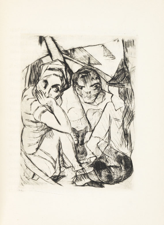 Max Beckmann - Edschmid, Die Fürstin.