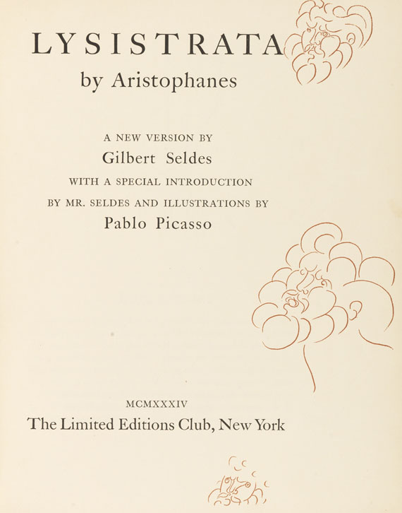 Pablo Picasso - Aristophanes, Lysistrata