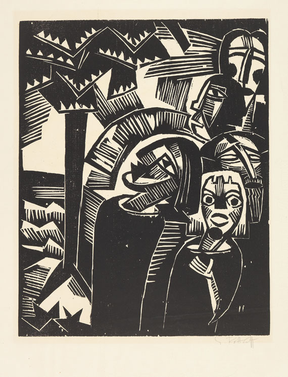 Karl Schmidt-Rottluff - 10 Bll. Holzschnitte