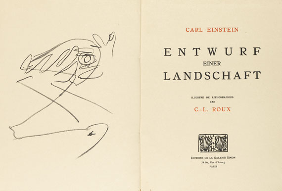 Carl Einstein - Entwurf einer Landschaft