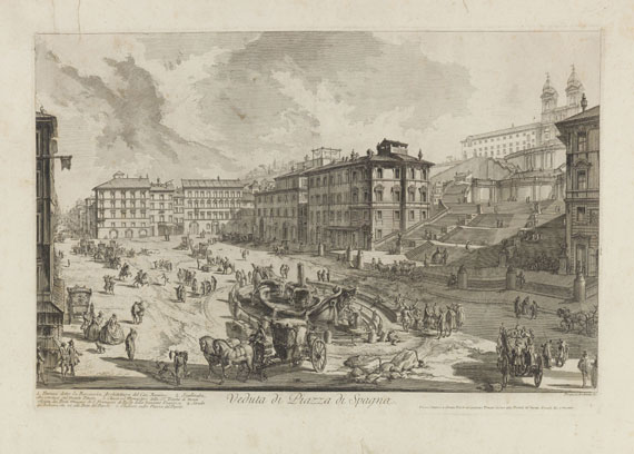 Piranesi - Veduta di Piazza di Spagna