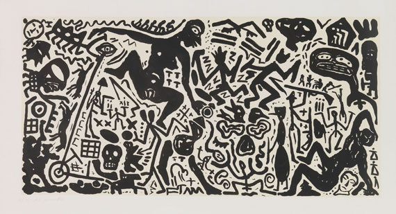 A. R. Penck (d.i. Ralf Winkler) - Ohne Titel