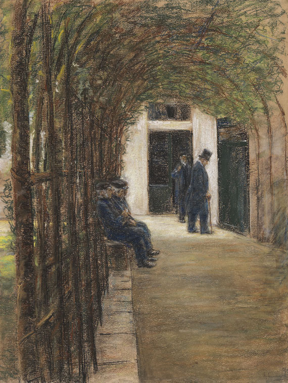 Max Liebermann - Altmännerhaus in Amsterdam (Garten im Brentanostift in Amsterdam)