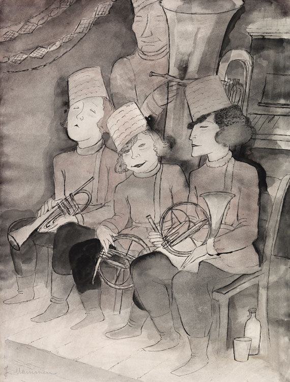 Jeanne Mammen - Kosakenkapelle