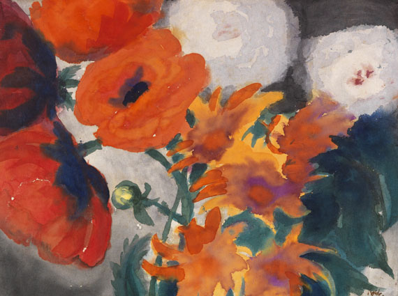 Emil Nolde - Mohnblumen