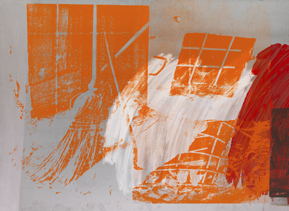 Robert Rauschenberg - County Sweep (Galvanic Suite) - 