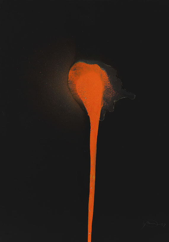 Otto Piene - Ohne Titel (Feuerblume)