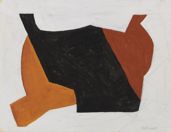 Serge Poliakoff - Rouge noir blanc