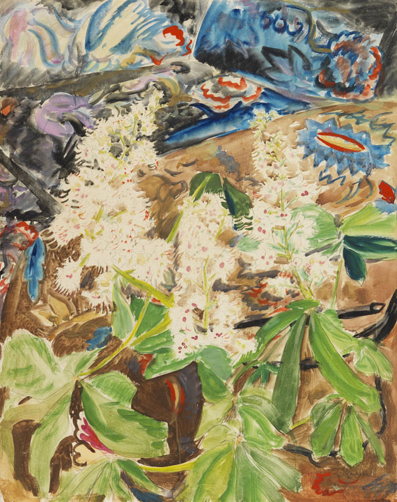 Erich Heckel - Kastanienblüten