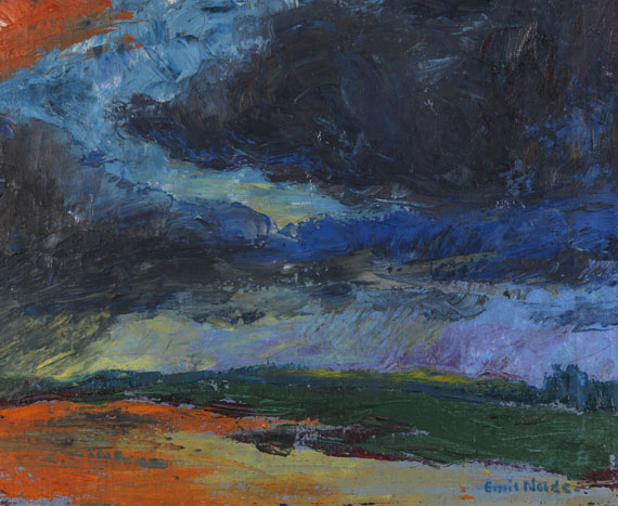 Emil Nolde - Herbstwolken, Friesland - 