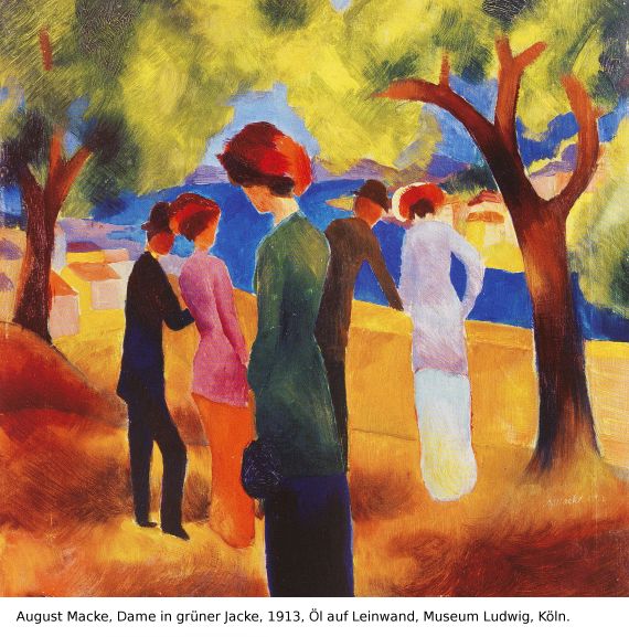 August Macke - Begrüssung (Thunersee) - 