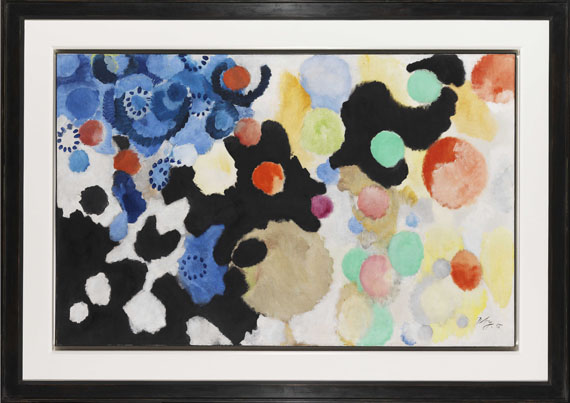 Ernst Wilhelm Nay - Schwarze Sternenbahn - Frame image