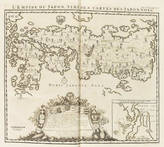 Henri Abraham Châtelain - Atlas historique. 7 Bände