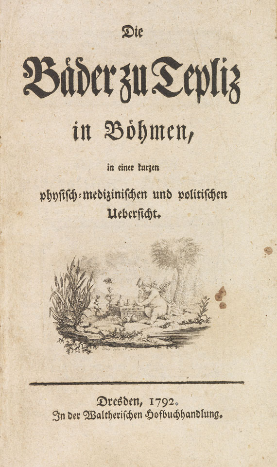 Teplitzer Bäder - Teplitzer Bäder, 2 Werke + 1 lithogr. Ansicht