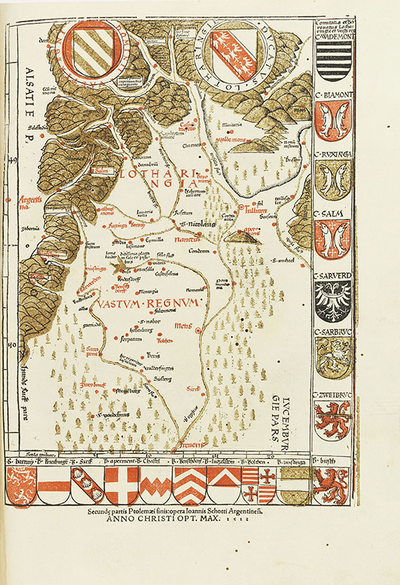 Claudius Ptolemaeus - Geographie (Straßburg, Schott)