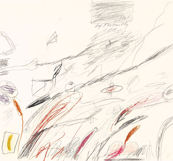 Cy Twombly - Untitled (Notes from a Tower)