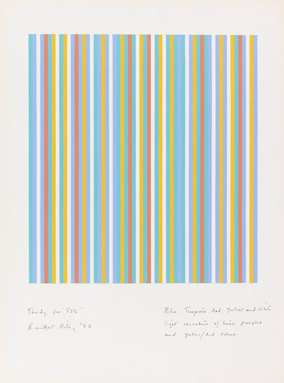 Bridget Riley - Study for Fête