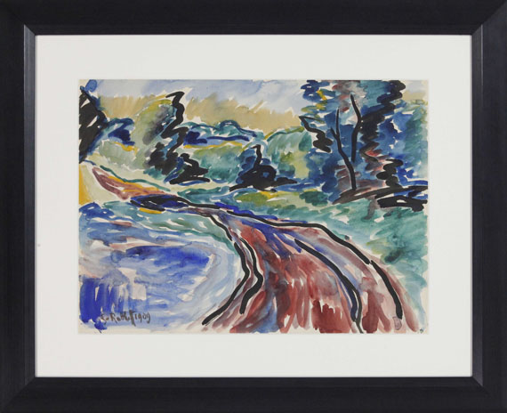 Karl Schmidt-Rottluff - Kühler Morgen - Frame image