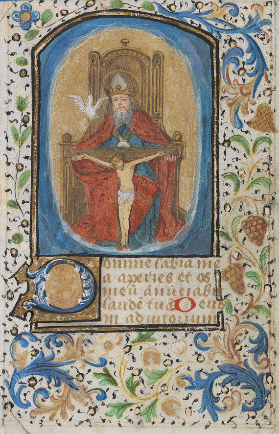 Manuskripte - Stundenbuchblatt. 15. Jahrhundert