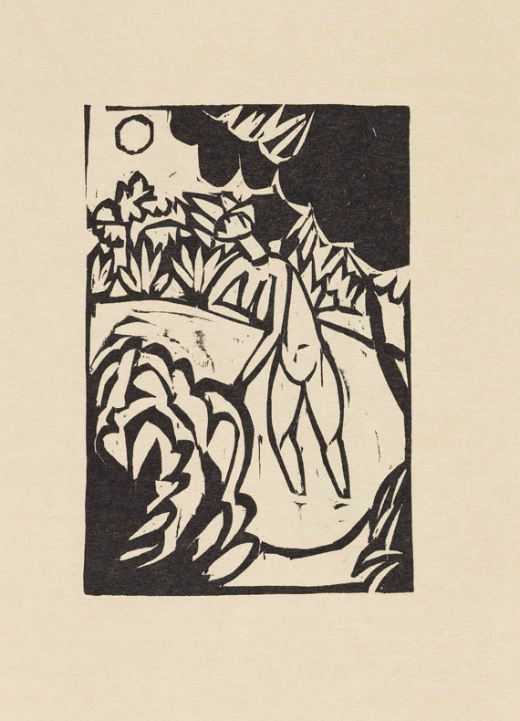 Ernst Ludwig Kirchner - Alfred Döblin, Das Stiftsfräulein und der Tod. + 1 Beigabe