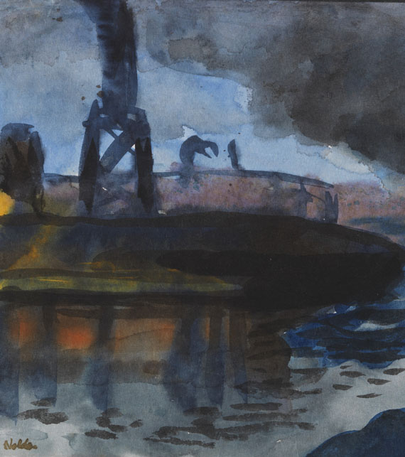 Emil Nolde - Hamburger Hafen - 