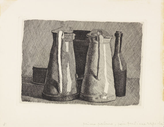 Giorgio Morandi - Natura morta con cinque oggetti