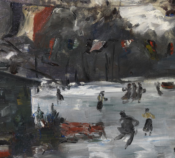 Lovis Corinth - Eisbahn im Berliner Tiergarten - 