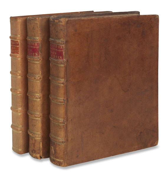 Carsten Niebuhr - Reisebeschreibung Arabien. 3 Bände - 