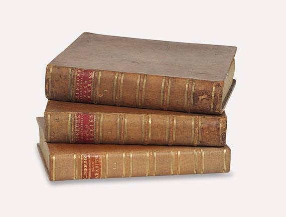 Carsten Niebuhr - Reisebeschreibung Arabien. 3 Bände - 