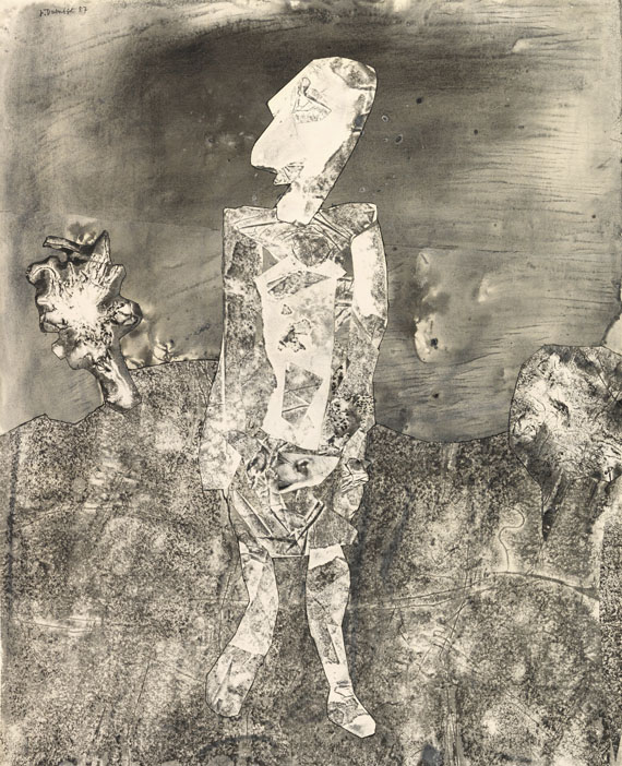 Jean Dubuffet - Promeneur au regard pâle