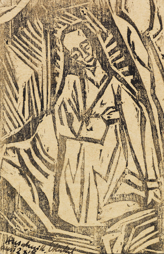 Erich Heckel - Knieende (Ausschnitt)