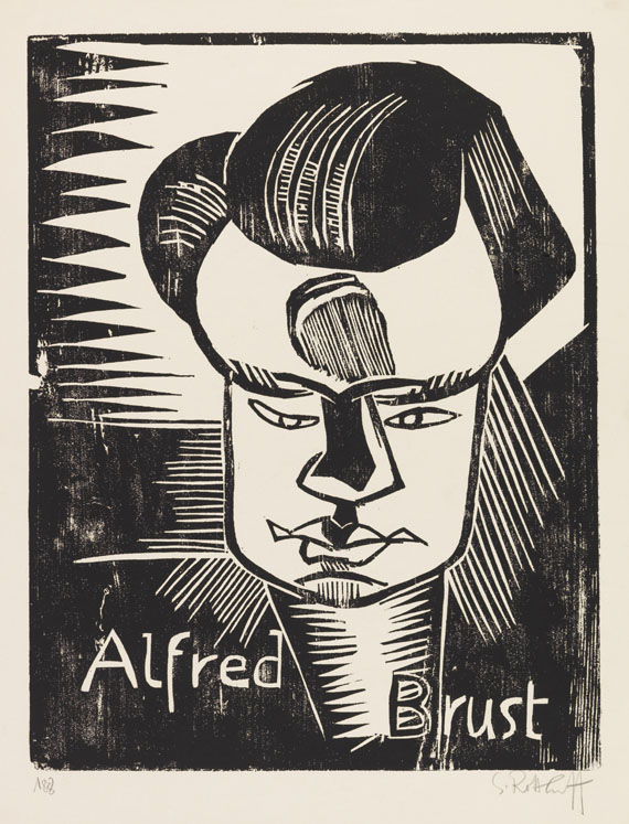 Schmidt-Rottluff - Bildnis Alfred Brust