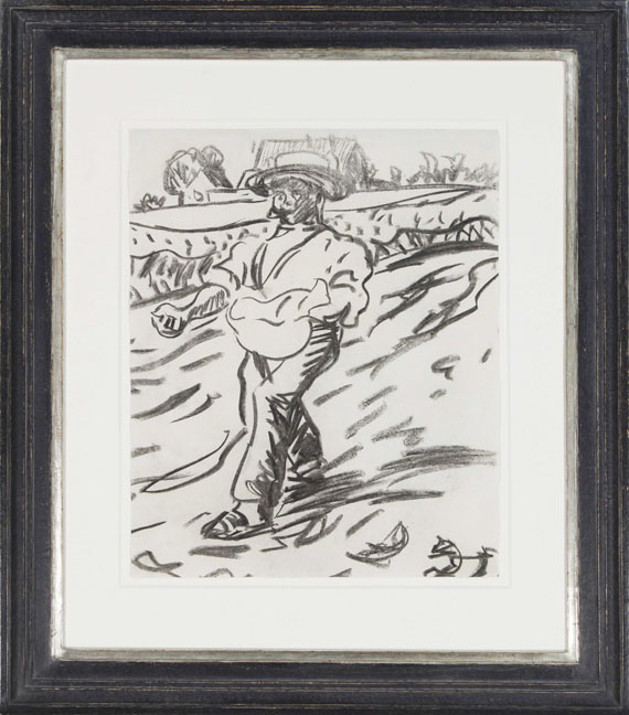 Ernst Ludwig Kirchner - Der Sämann (Säender Bauer) - Frame image