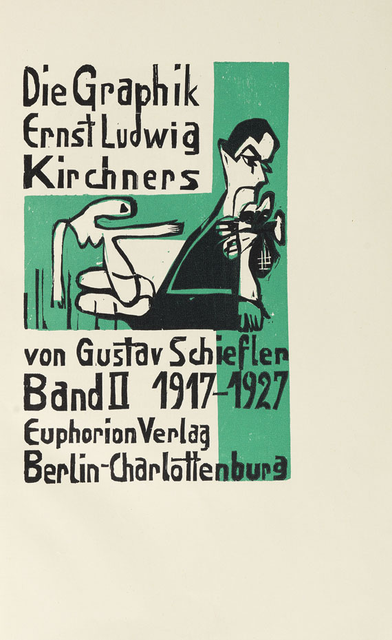 Gustav Schiefler - Die Graphik Ernst Ludwig Kirchners. 2 Bände - 