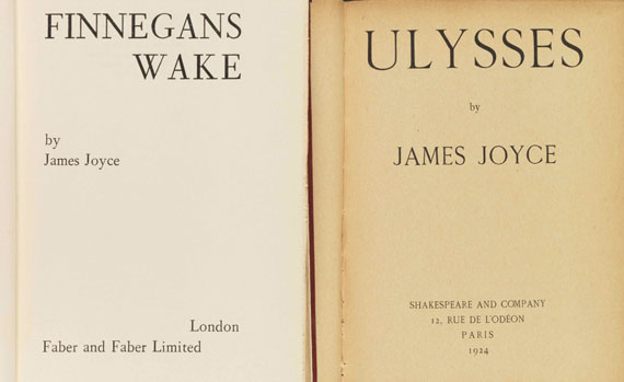 James Joyce - Konvolut englischer Ausgaben