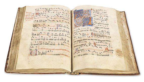  Manuskripte - Barbeaux-Graduale. Pergamenthandschrift, Nordfrankreich - 