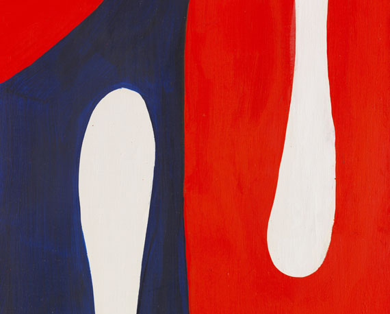 Ernst Wilhelm Nay - Doppelspindel-Rot - 