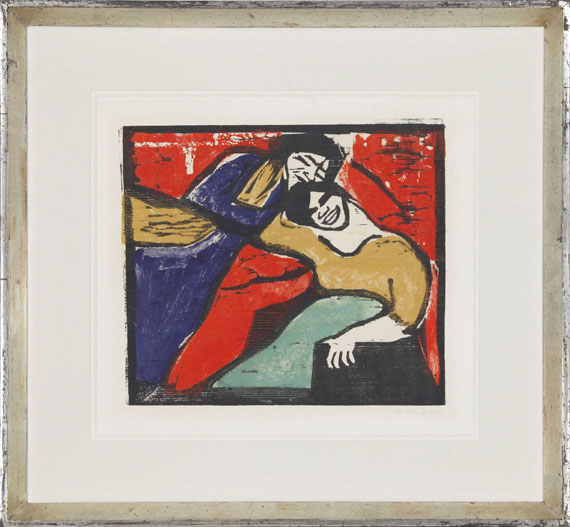 Erich Heckel - Zwei ruhende Frauen - Frame image