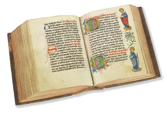  Manuskripte - Stundenbuch auf Pergament. Flandern - 
