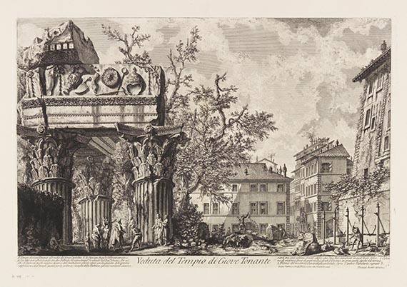 Piranesi - 4 Bll. Ansichten aus "Vedute di Roma"