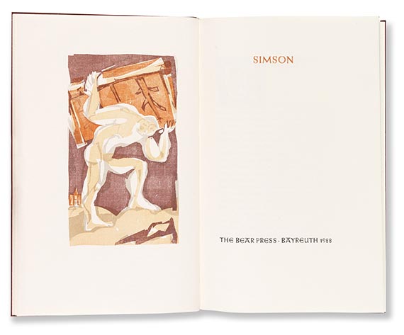  Bear Press - 3 Vorzugsausgaben: Bassompierre. Simson. Goethe - 